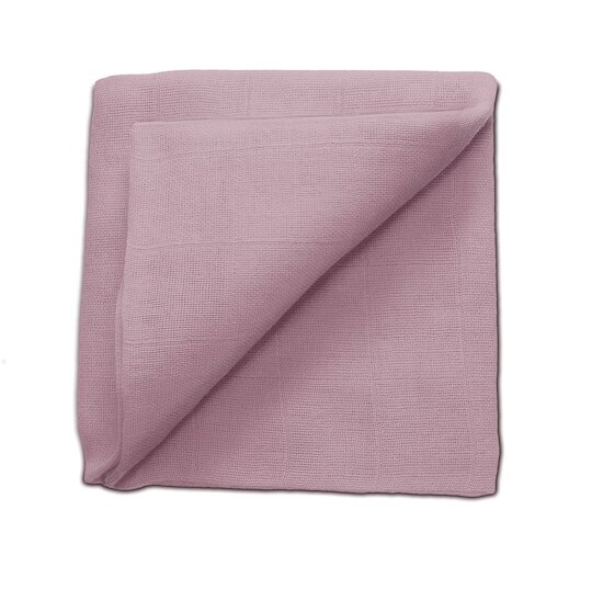 Lange 60 x 60 cm Dusty Rose  de Zewi Bébéjou