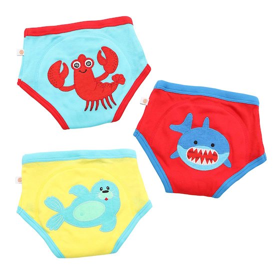 Lot de 3 culottes d'apprentissage Océan  de Zoochini