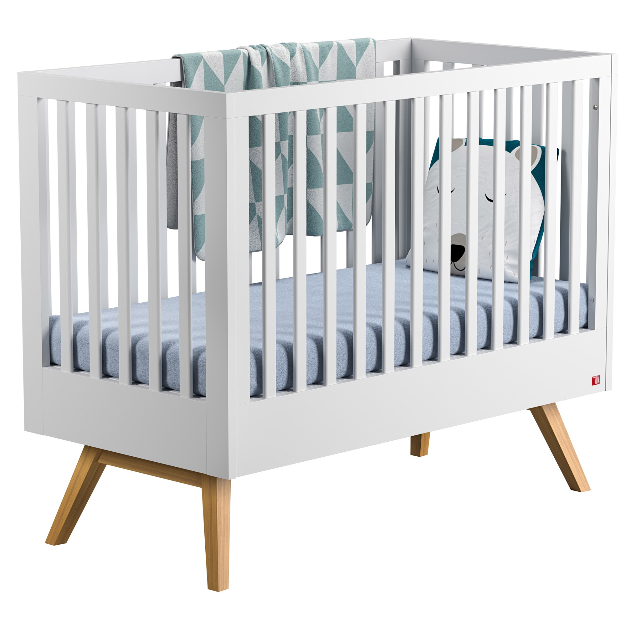 Lit bébé évolutif 70x140 MILENNE en bois design et écologique