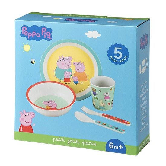 Boîte à repas transportable avec couverts peppa pig - Peppa Pig