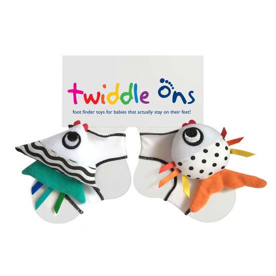 Guêtre magique avec jouet Vert / Orange 0-6 mois de Twiddle Ons