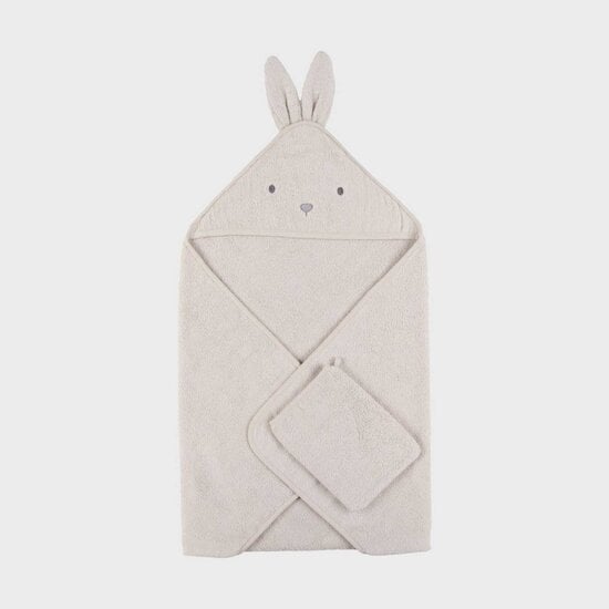 Cape de bain en éponge Bali, Moka & Snow Moka  de Noukies