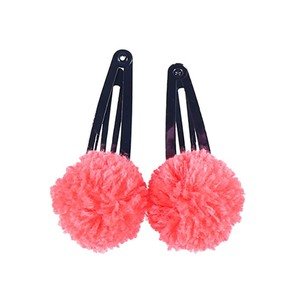 Lot 2 pinces pompoms