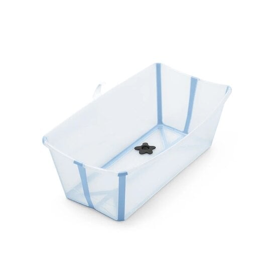 Baignoire Flexi Bath™ bouchon thermique Bleu océan  de Stokke®