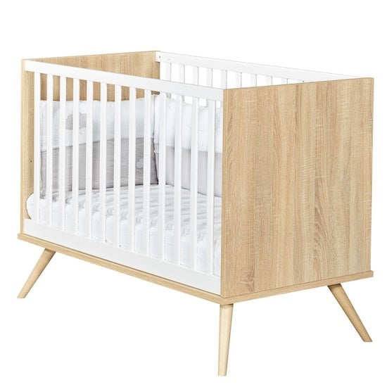 Seventies lit 60x120 Chêne doré  de Sauthon Baby's Sweet Home