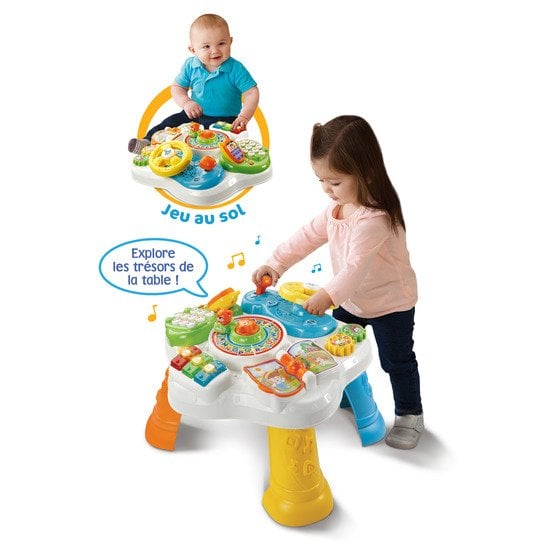 Ma table d'activités bilingue Multicolore de Vtech, Jouets multilingues :  Aubert