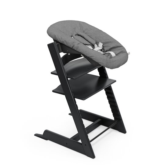 Tripp Trapp® Pack Chaise haute + Baby Set + Newborn Set Noir / Anthracite  de Stokke® Tripp Trapp® Pack Chaise haute + Baby Set + Newborn Set Noir / Anthracite  de Stokke®