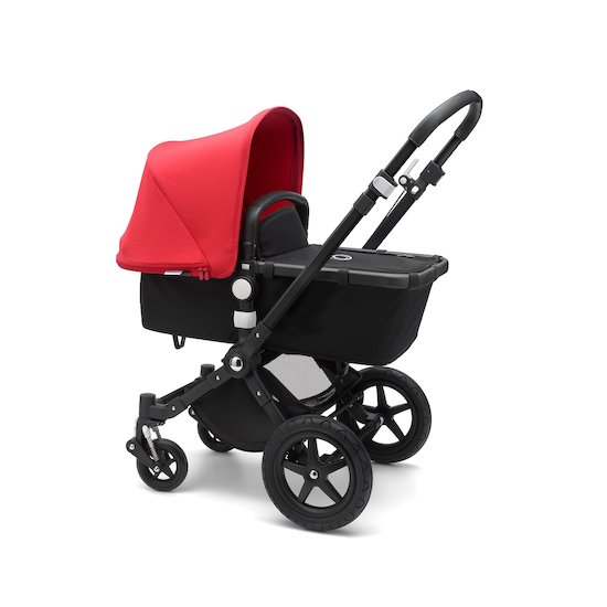 Poussette Cameleon 3+ Nacelle Noir/Rouge  de Bugaboo