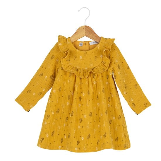 Robe imprimée Safran et cie Jaune  de Marèse