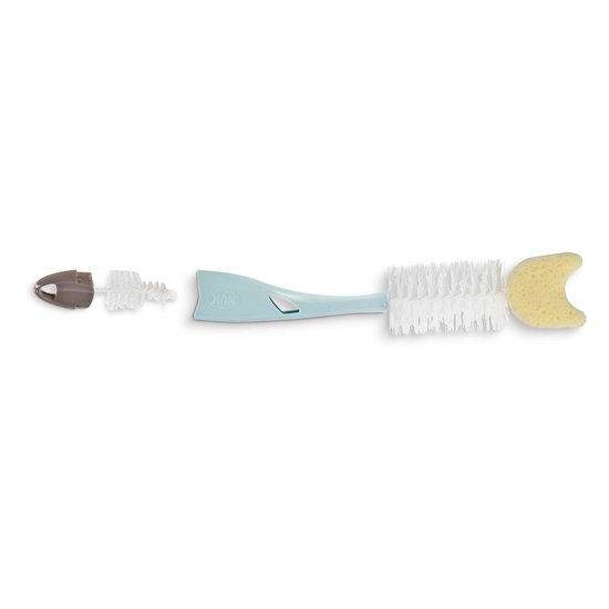 Goupillon avec embout éponge 2 en 1