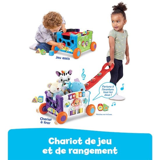 Super chariot intéractif multi-activités   de Vtech Super chariot intéractif multi-activités   de Vtech