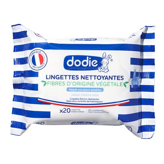 Lingettes net 3 en 1 Dermo-apaisantes x20   de Dodie