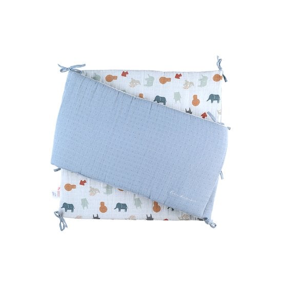 Mix & Match Tour de lit réversible Bio Jungle  de Noukies Mix & Match Tour de lit réversible Bio Jungle  de Noukies