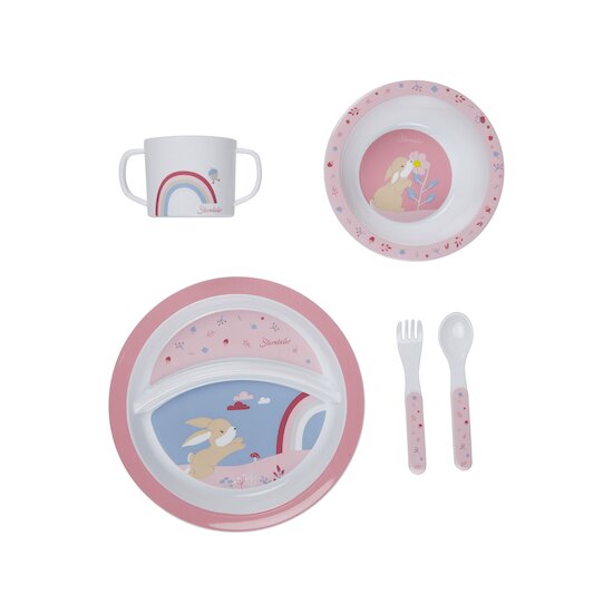 Hanni Coffret Repas Rose  de Sterntaler