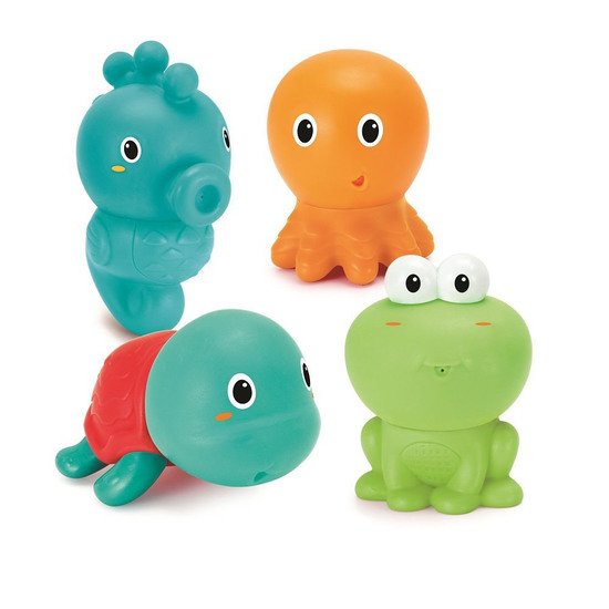 Coffret de bain 3 jouets - INFANTINO - multicolor, Jouet