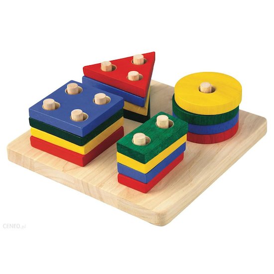 Forme géométrique Multicolore  de Plan Toys
