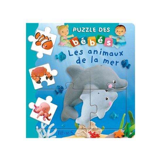 Bébé puzzle  Les animaux de la mer  de Fleurus