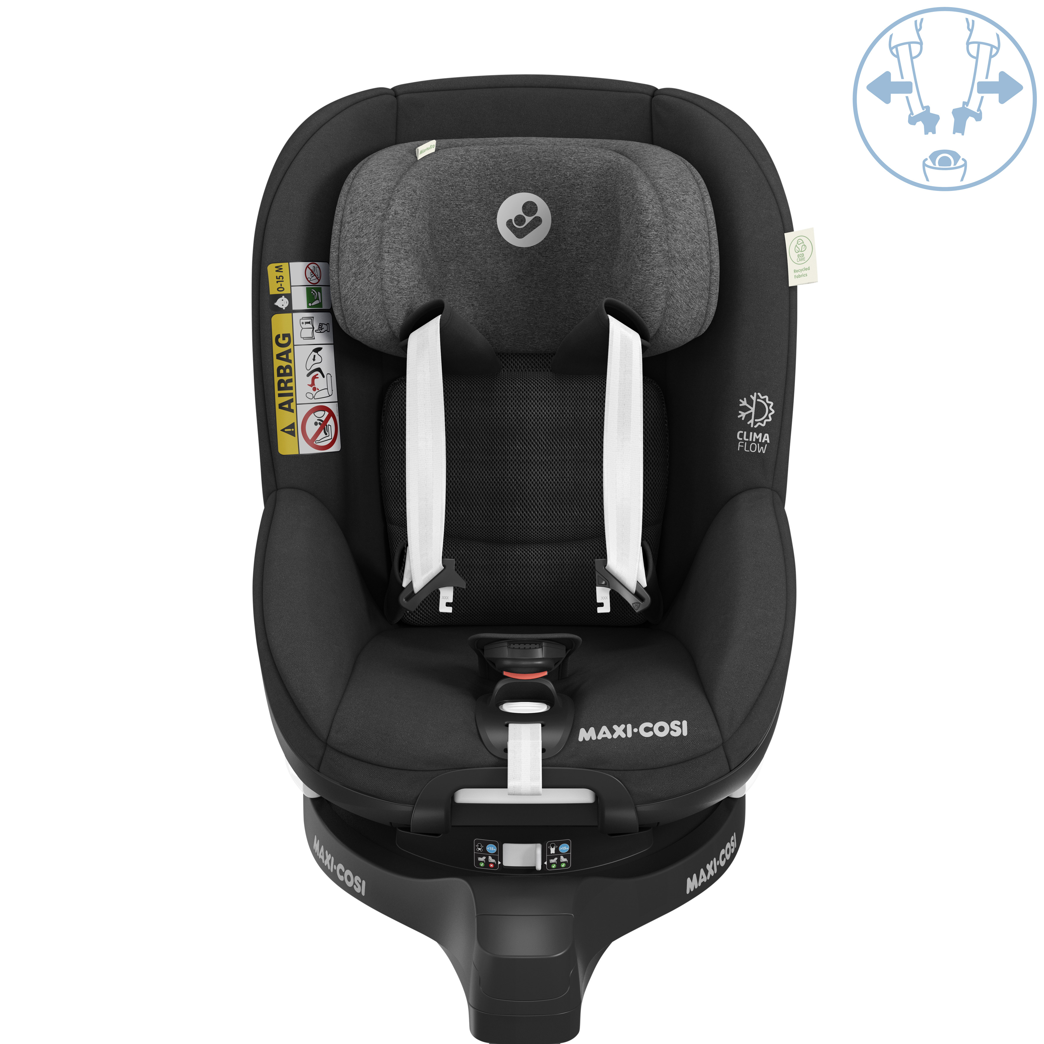 Siège auto Mica Pro Eco iSize Authentic Black MaxiCosi, MaxiCosi