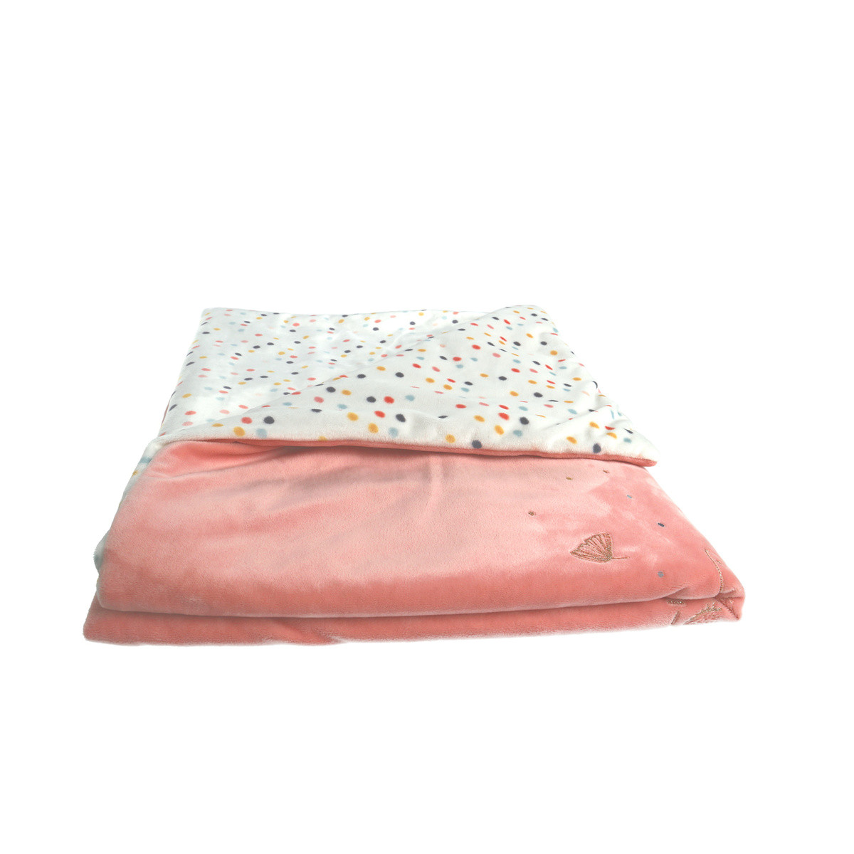 Imagine Couverture Veloudoux Blanc Rose Turquoise De Noukies Couvertures Aubert Imagine Couverture Veloudoux Blanc Rose Turquoise De Noukies Couvertures Aubert