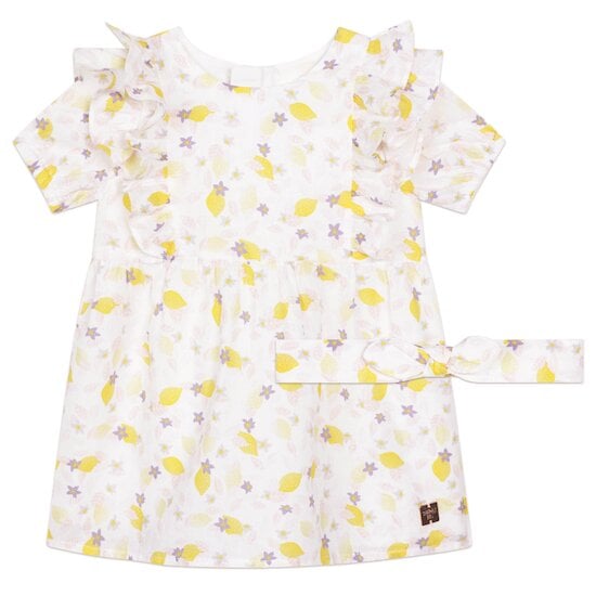 Robe et bandeau Blanc 2 ans de Carrément Beau