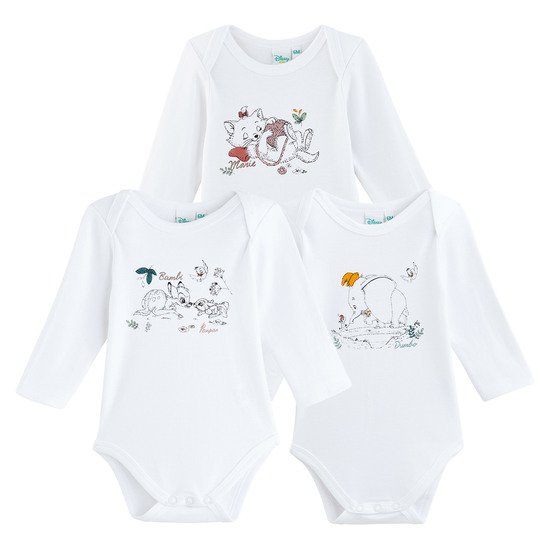 Lot de 3 bodies manches longues Bébé