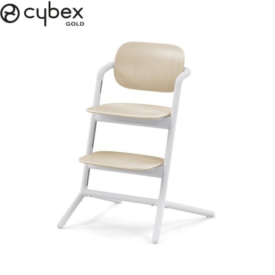 Chaise haute Up & Down Grey / White de Béaba, Chaises hautes réglables :  Aubert