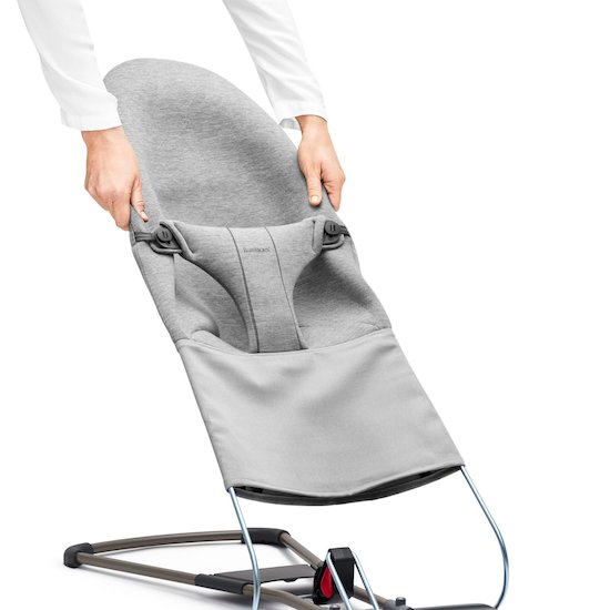 Transat Bliss Jersey 3D Gris clair  de BabyBjörn Transat Bliss Jersey 3D Gris clair  de BabyBjörn