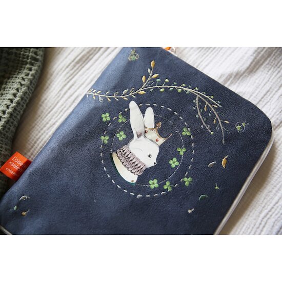 Protège carnet de santé Lapin couronne  de L'Oiseau Bateau