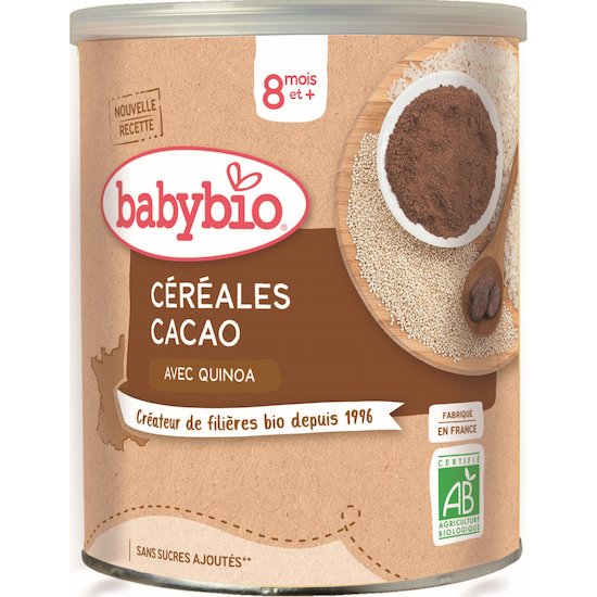 Céréales cacao avec quinoa  220 g de Babybio