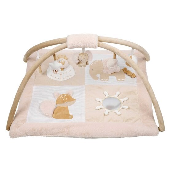Flo, Ernest & Oli Tapis de jeu avec arches Flo Beige  de Nattou