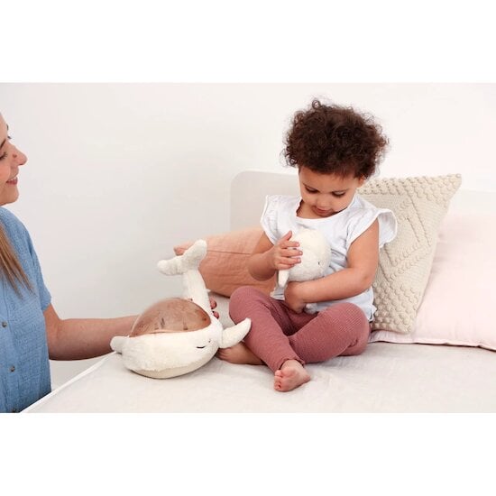 Peluche veilleuse Tranquil Whale™ Family Blanc CLOUD B, Vente en