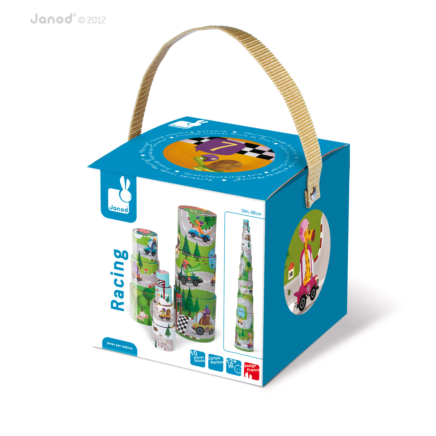 Boite Gigogne Pyramide Ronde Arbre Magique De Janod Jouets D Activites Aubert