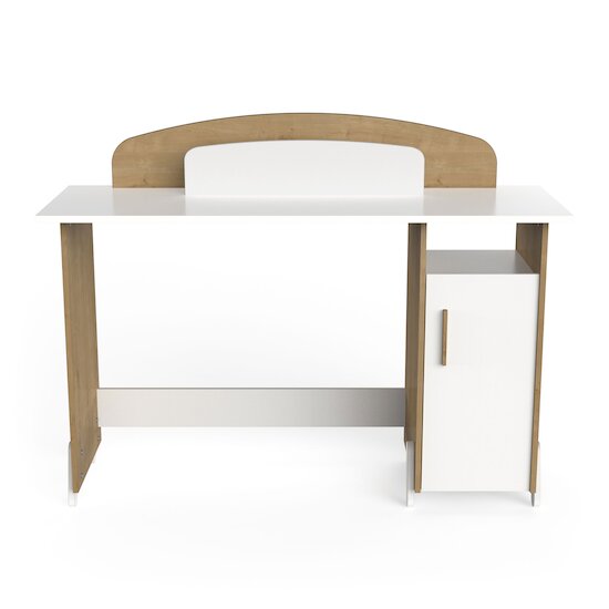 Naili Bureau junior Chêne hamilton / blanc  de CBA Meubles Naili Bureau junior Chêne hamilton / blanc  de CBA Meubles