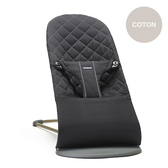 Transat Bliss Coton Classique Noir  de BabyBjörn