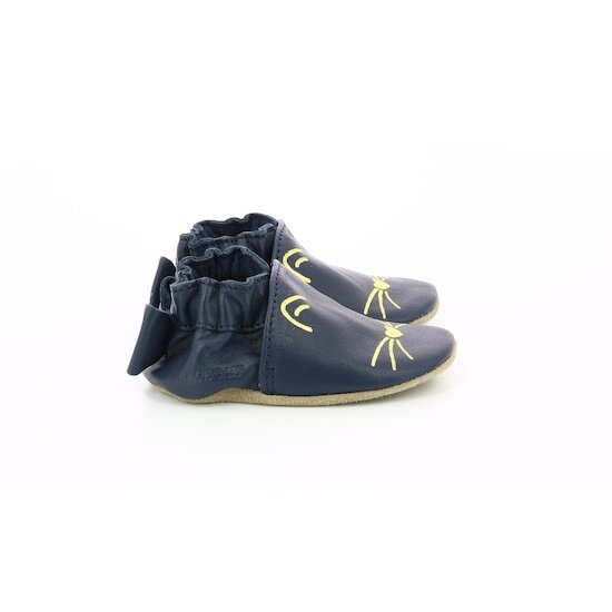Chaussons Goldy Cat Rose clair  de Robeez Chaussons Goldy Cat Rose clair  de Robeez