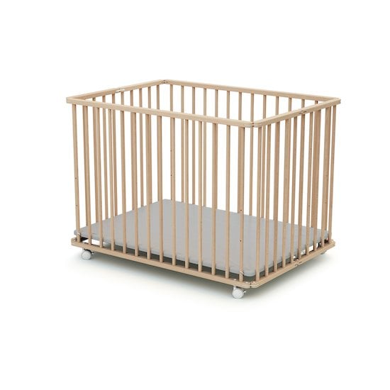 Parc d'extérieur en bois pour enfants, baby top, 200x200 cm