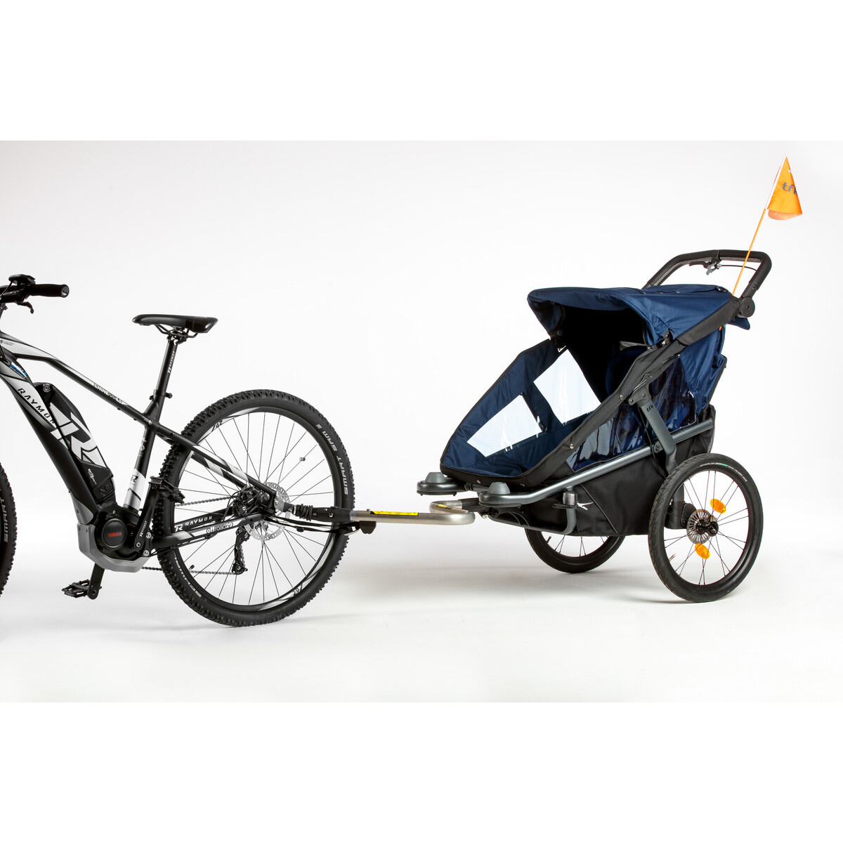 Chariot Velo Double Marine de Trends for Kids Poussettes 2 en 1