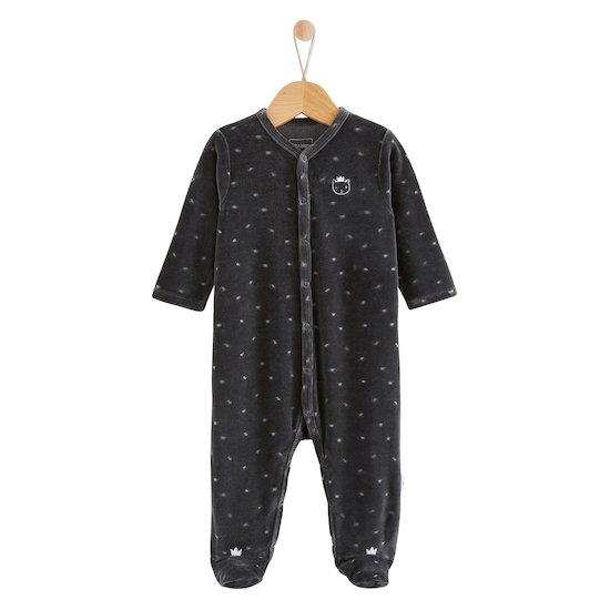 Pyjama Royal Baby Grey Carbone 3 mois de P'tit bisou