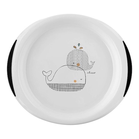 Coffret Repas Black & White Baleine  de Chicco Coffret Repas Black & White Baleine  de Chicco
