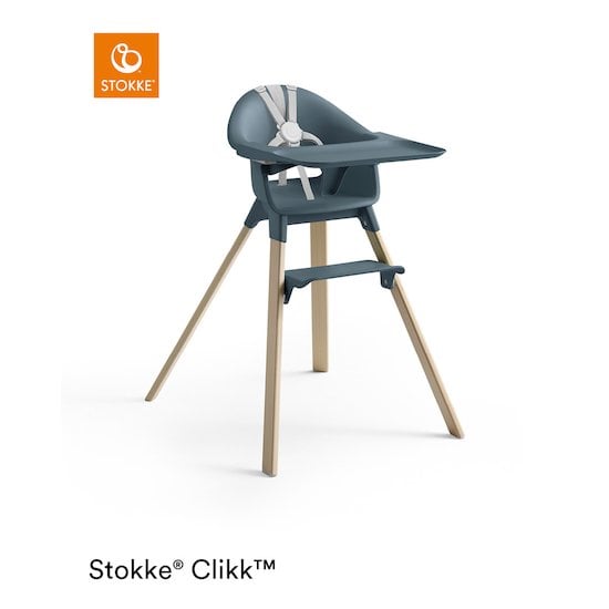 Stokke® Clikk™ chaise haute Fjord Blue  de Stokke®