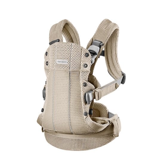 Porte-bébé Harmony Gris Beige Mesh 3D  de BabyBjörn Porte-bébé Harmony Gris Beige Mesh 3D  de BabyBjörn